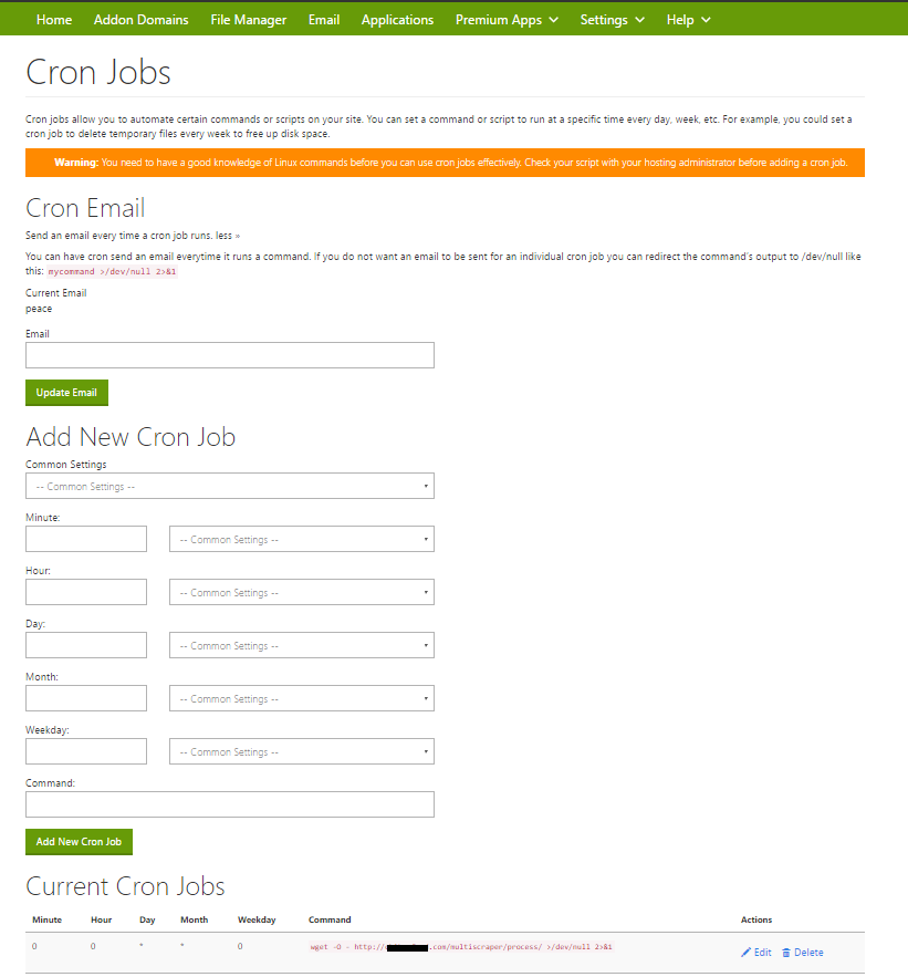 MSpro Cronjob Opencart
